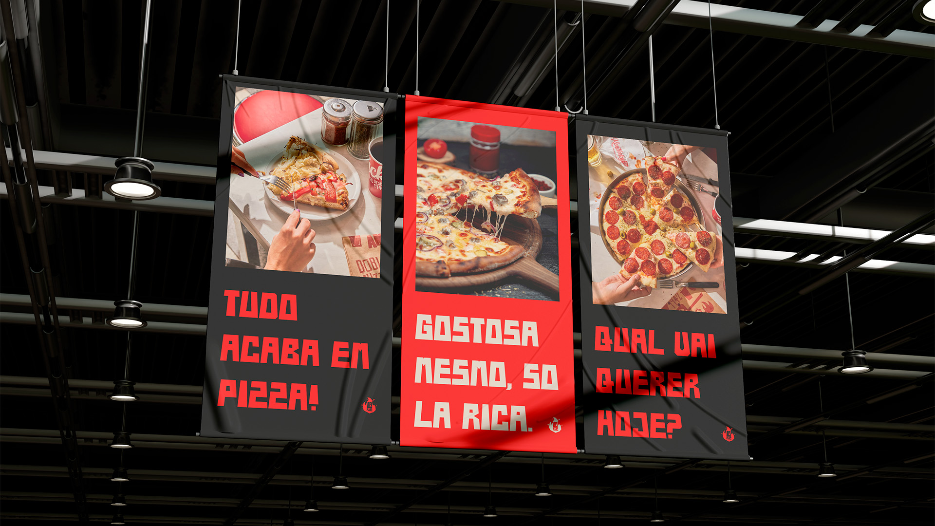 Ilha de pizzas artesanais