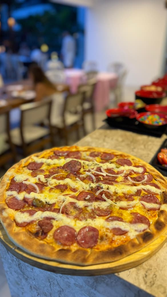 Fatia de pizza pepperoni